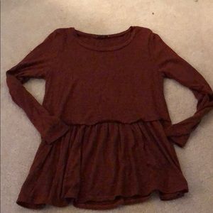 Adorable Boutique Rust Colored Top